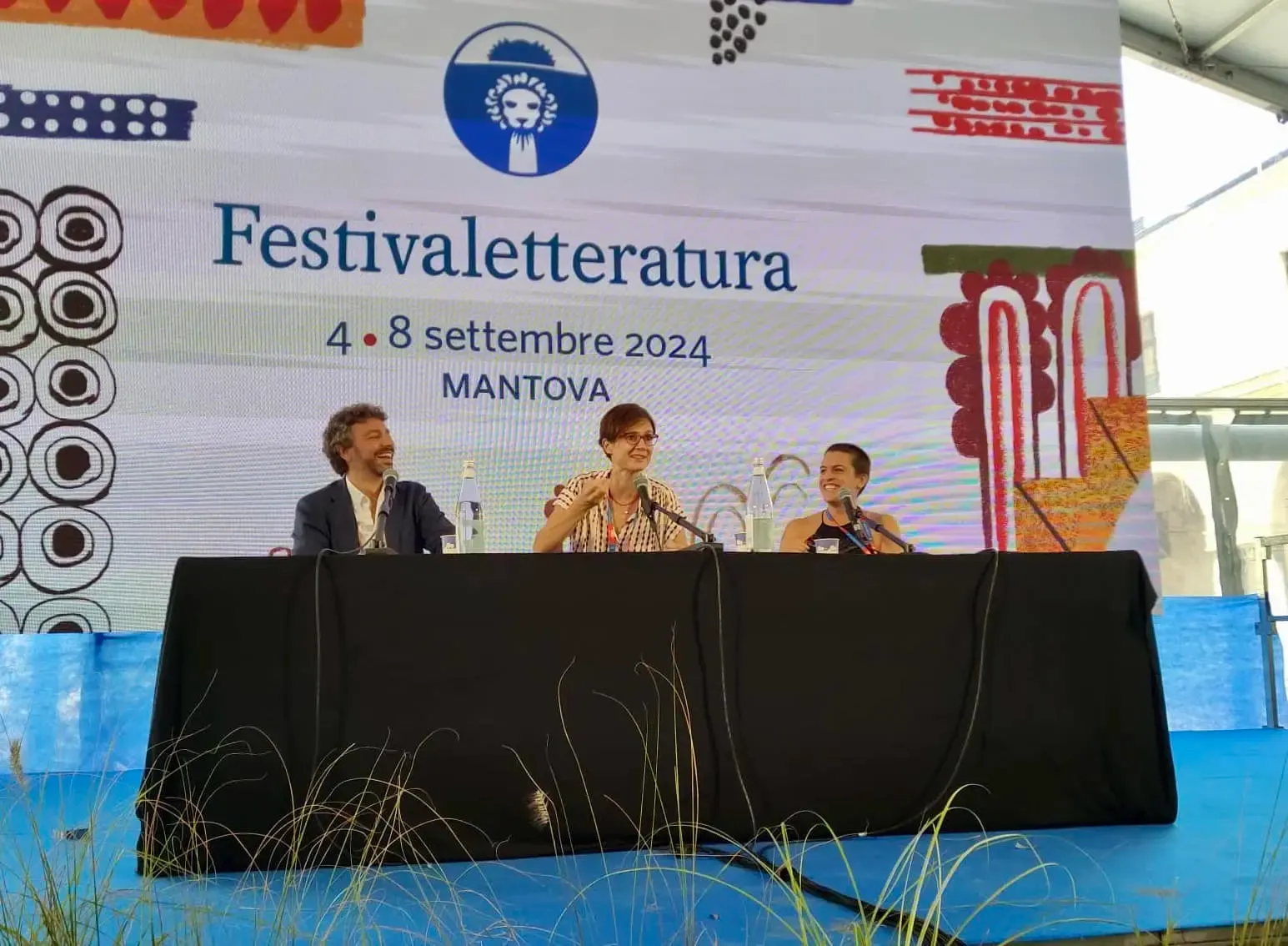 FestivaLetteratura Mantova settembre24 con Max Polidoro Licia Troisi