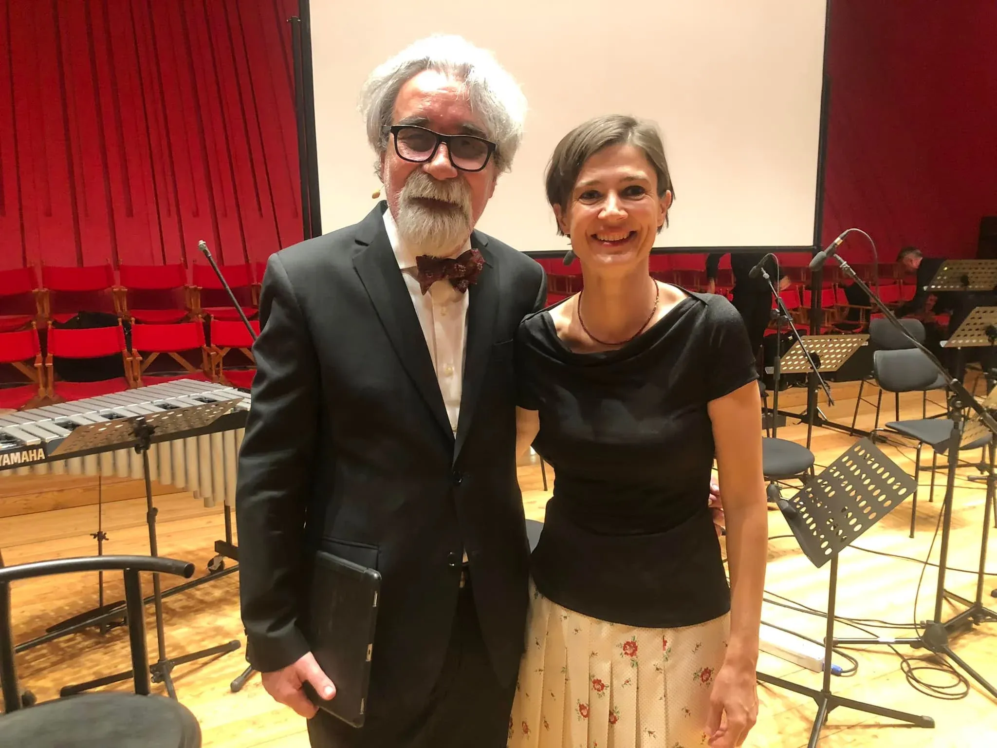 Laboratori Nazionali del Gran Sasso, giugno 2022, con Peppe Vessicchio